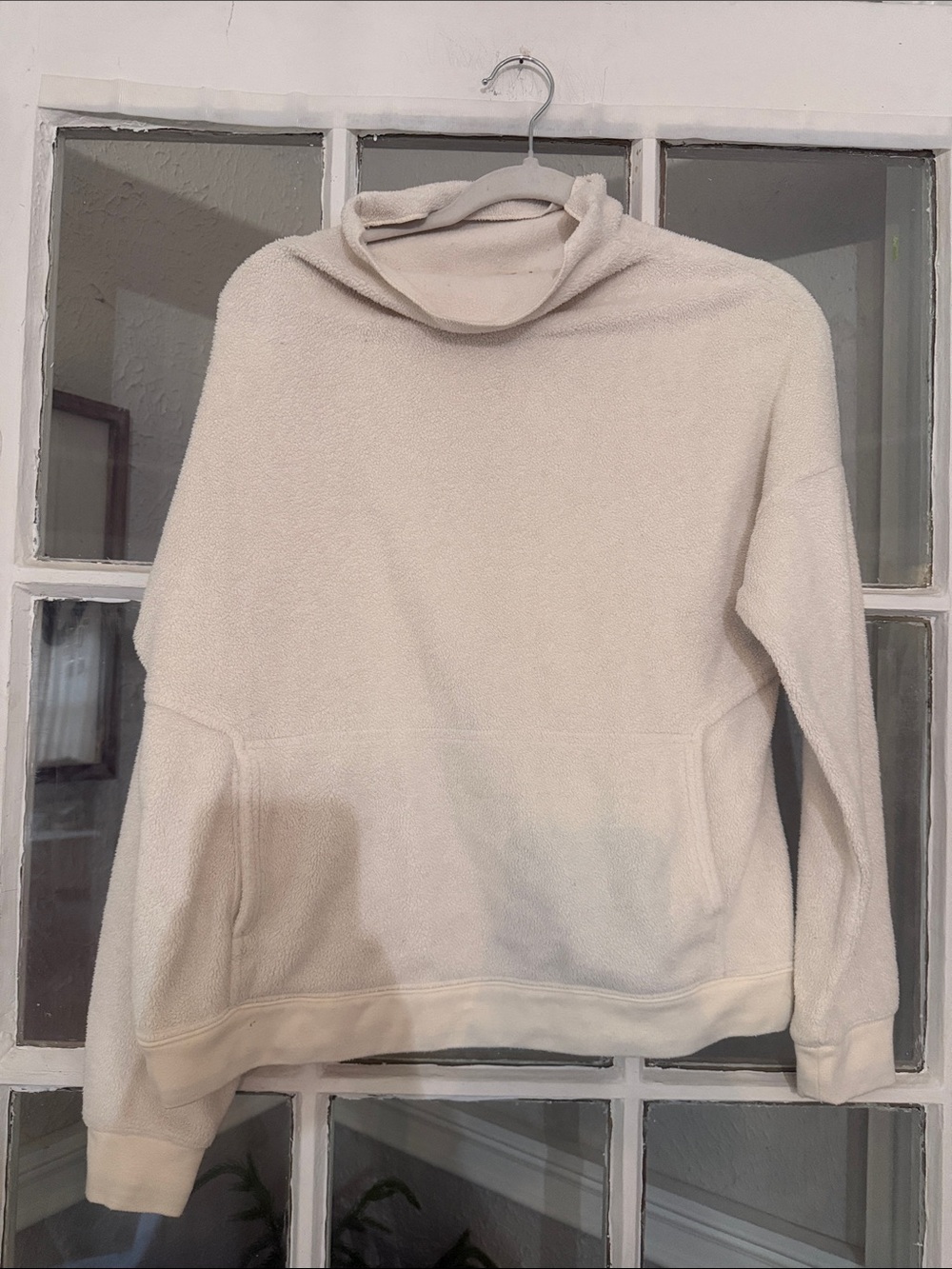 Toad & Co Cozy Cream Funnel Neck Women's Sweater